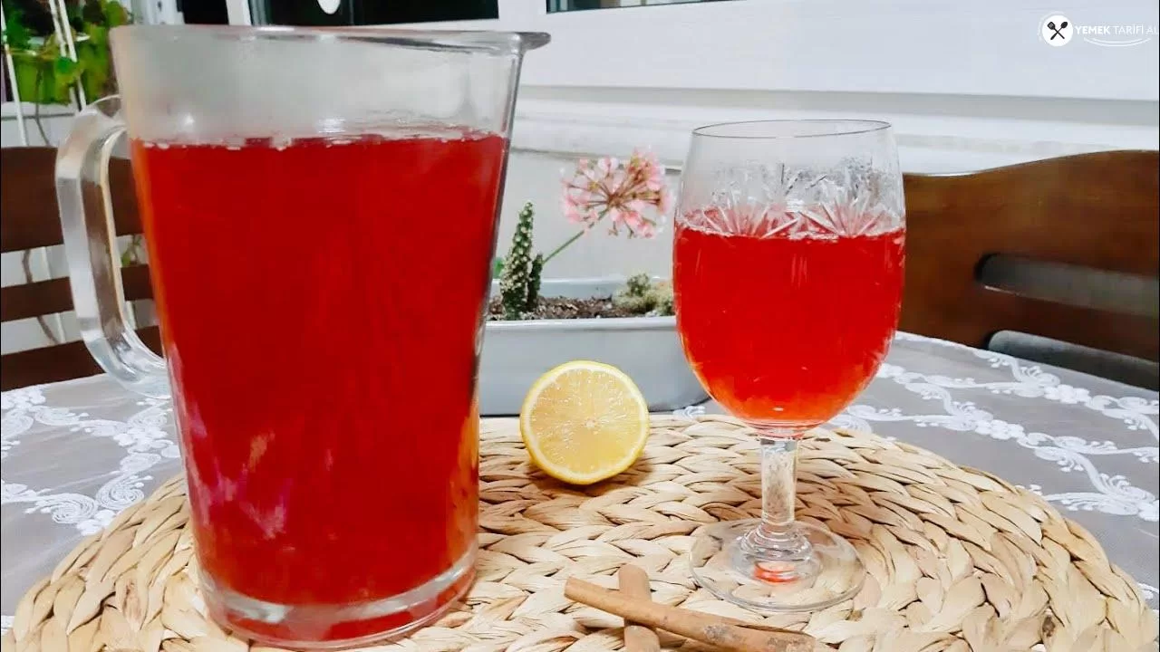 Sağlıklı ve Doğal Kızılcık Şerbeti Tarifi