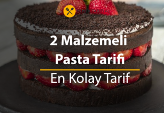 2 Malzemeli Pasta Tarifi