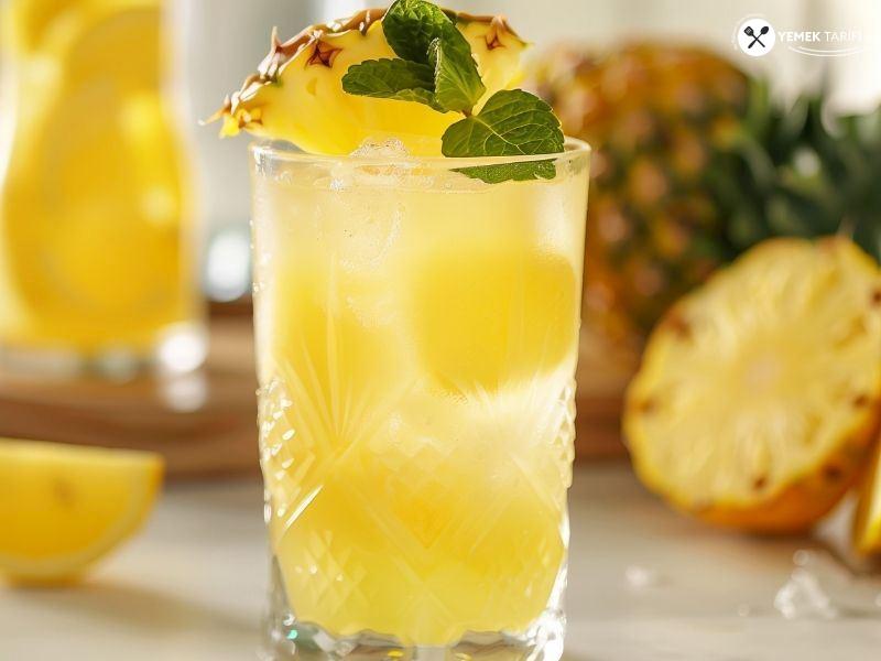 Ananaslı Limonata Tarifi 1 – ananasli limonata tarifi BFnyUFGf