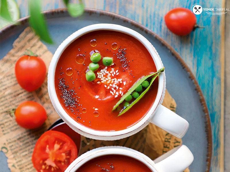 Domates & Köz Biberli Gazpacho Tarifi 1 – domates koz biberli gazpacho tarifi