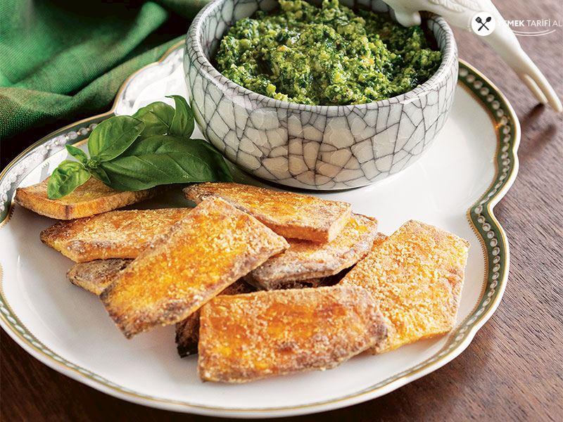 Fırında Balkabağı Cipsi ve Pesto Tarifi 1 – firinda balkabagi cipsi ve pesto tarifi rivWDGCz