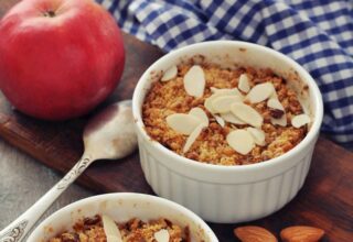 Fit Elmalı Crumble Tarifi