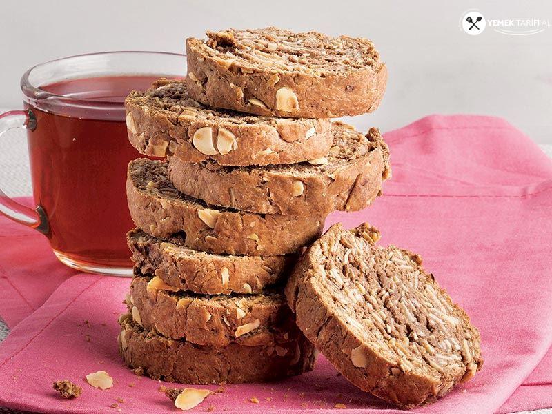 Kakaolu ve Bademli Biscotti Tarifi 1 – kakaolu ve bademli biscotti tarifi