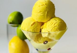 Limon Soslu Zerdeçallı Dondurma Tarifi