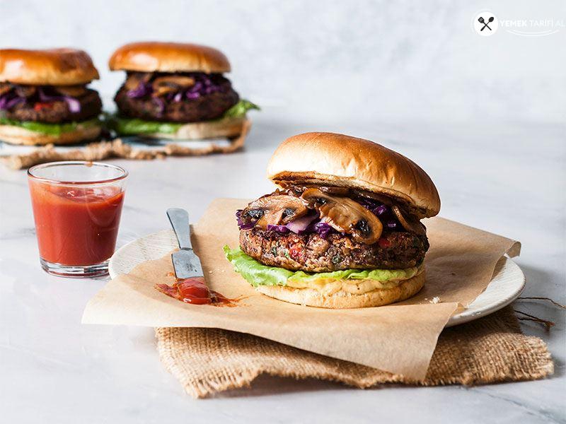 Mantarlı Vegan Burger Tarifi 1 – mantarli vegan burger tarifi gb3AGlcm