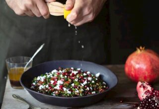 Maş Fasulyeli ve Narlı Salata Tarifi