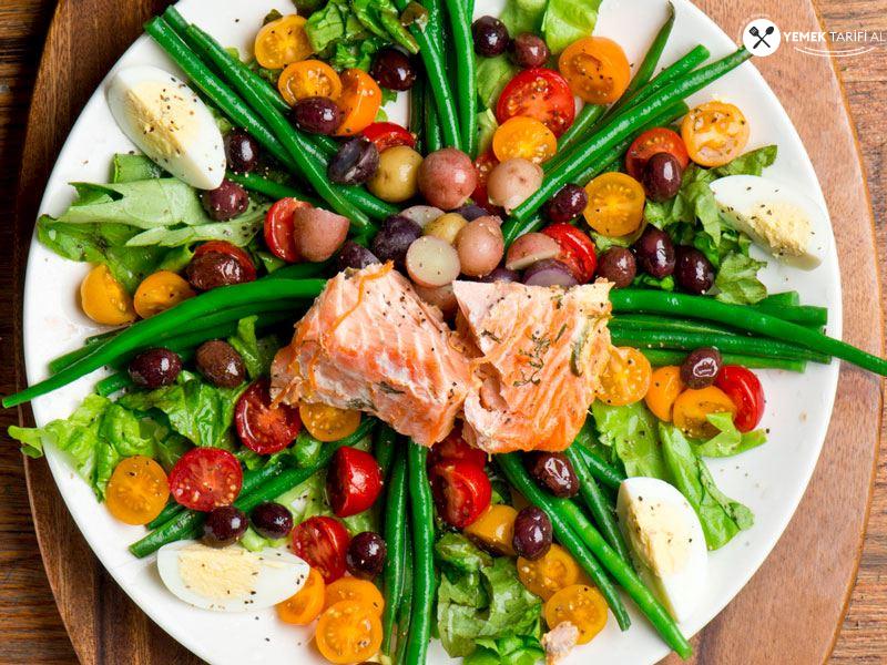 Somonlu Niçoise Salatası Tarifi 1 – somonlu nicoise salatasi tarifi Wt6R25aW