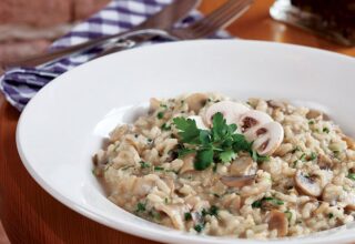 Üç Mantarlı Risotto Tarifi