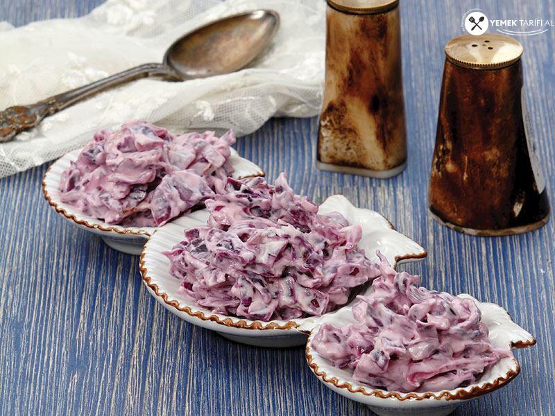 Yoğurtlu ve Mayonezli Kırmızı Lahana Salatası Tarifi 1 – yogurtlu ve mayonezli kirmizi lahana salatasi tarifi